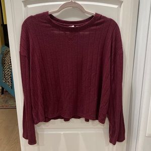 Nordstrom’s BP long sleeve maroon shirt size XS